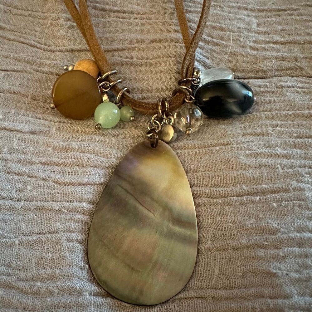 Lia Sophia Multi-Charm Pendant Necklace - Picture 7 of 7